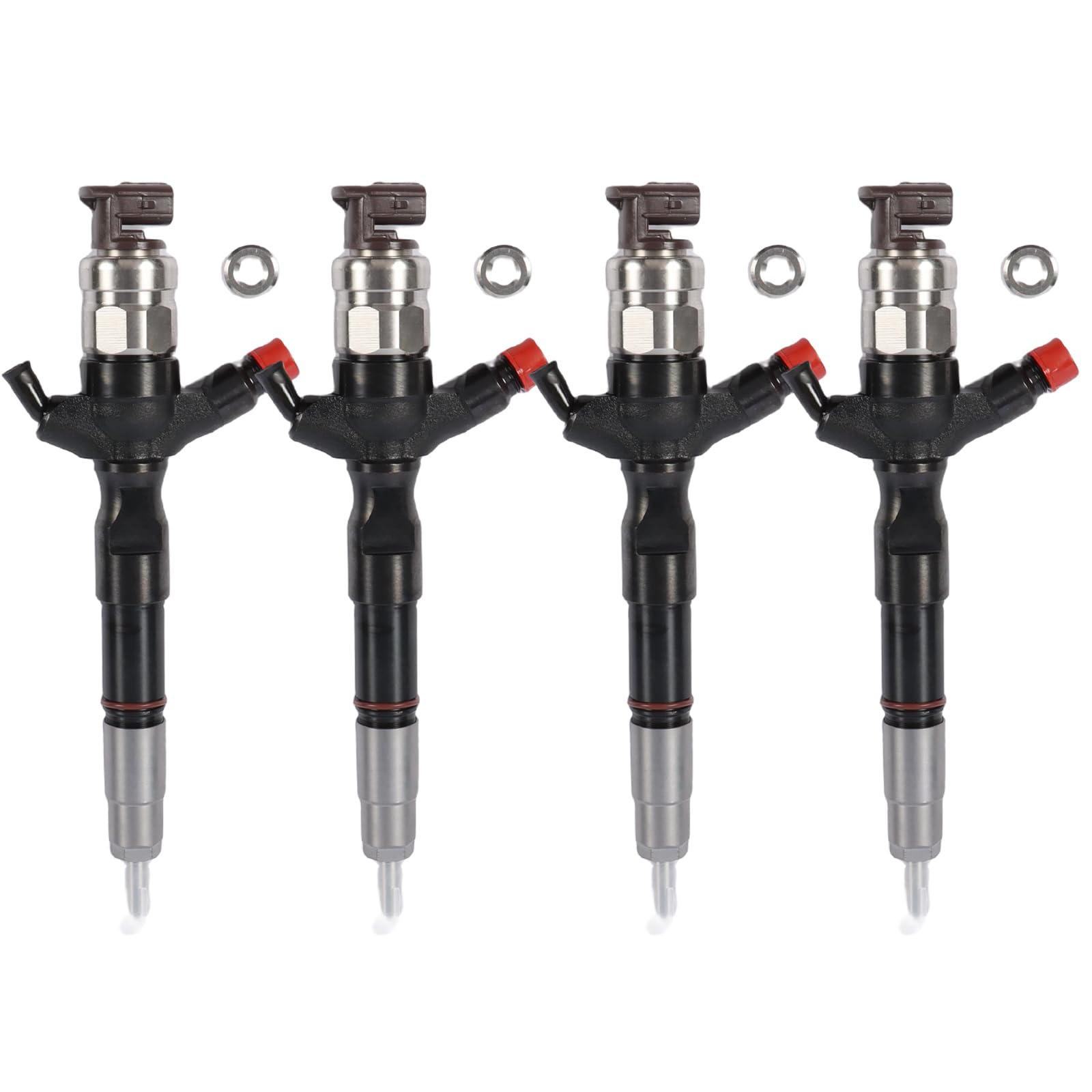 4PCS 095000-7780 095000-7781 23670-30280 23670-39316 23670-39315 Common Rail Injector for Toyota Hilux Hiace Land Cruiser 2.5L 3.0L 1KD-FTV 2KD-FTV Euro 4 D-4D Prado J120 120 KDJ12 RG12