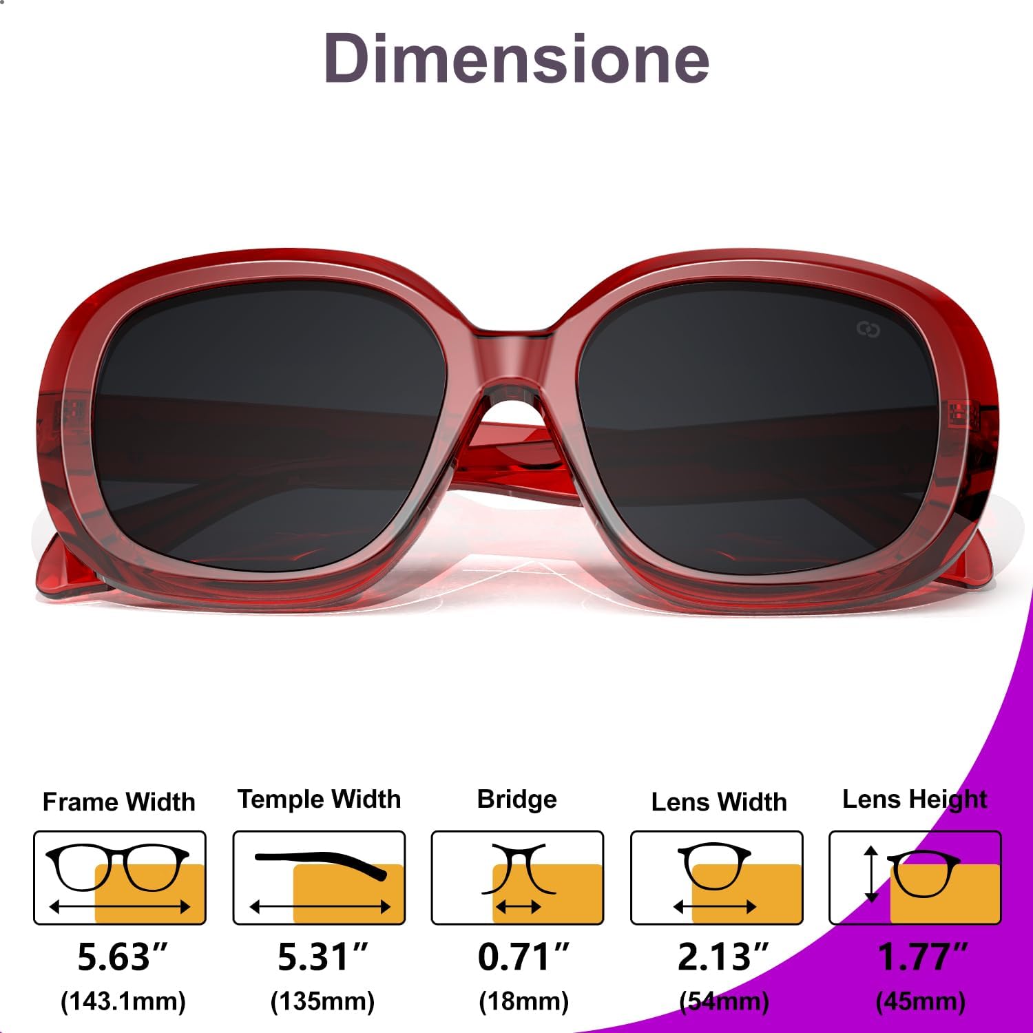 VISOONE Oversized Oval Round Jackie O Sunglasses Women Vintage Retro Large Square Sun Glasses Huge Big Shades Lavinia - Image 5