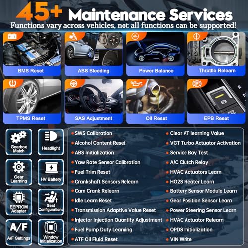 XTOOL D9S Automotive Scanner Diagnostic Tool, 2025 V2.0 Version with FCA AutoAuth, Upgrade of D9, Topology Map, Bidirectional Scan Tool, ECU Coding, 45+ Resets, DoIP/CAN FD, 3 Years Update - Image 4