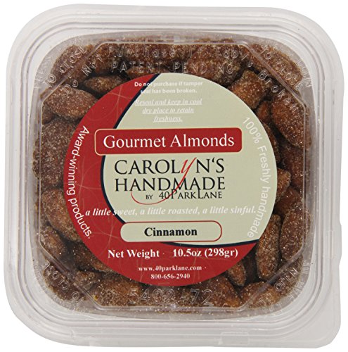 Carolyn's Handmade Gourmet Deli Tub, Cinnamon Almonds, 10.5 Ounce
