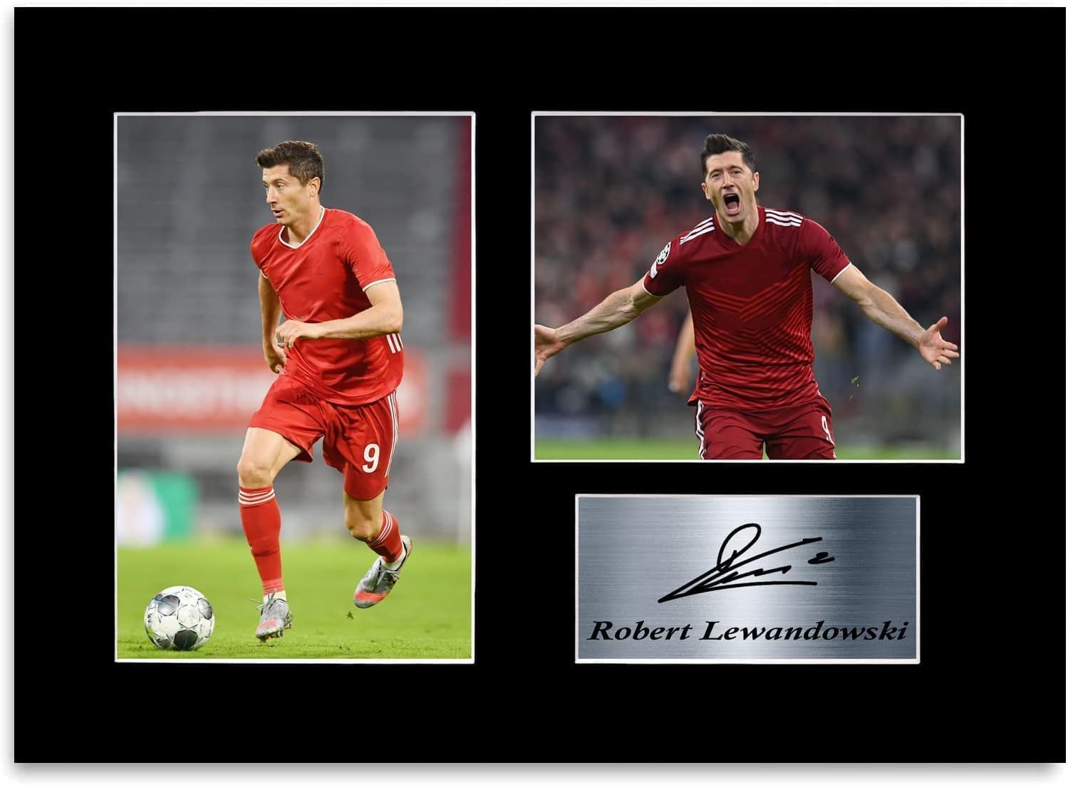 Robert Lewandowski Signed Photo Display Holder A4 Poster Poster