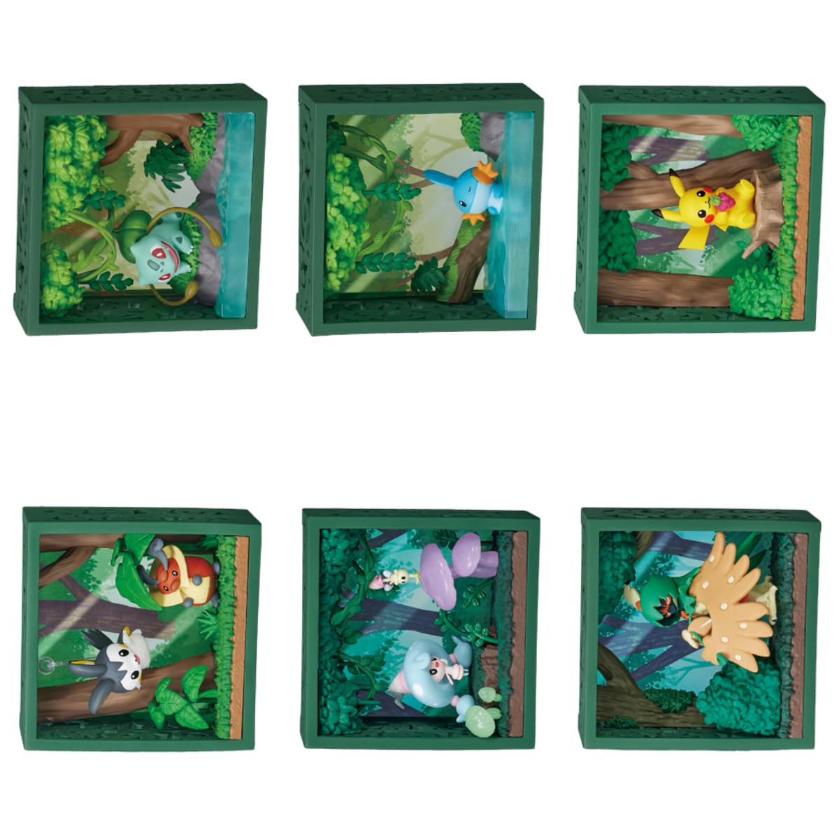 リーメント(RE-MENT) ポケットモンスター 深緑の森 フレーム 1BOX