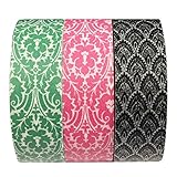 AllyDrew Vintage Damask Masking Tape Japanese Washi Tape, set of 3