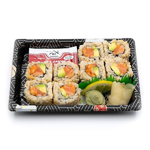 Kikka Rollo de aguacate y salmón picante, 7 onzas