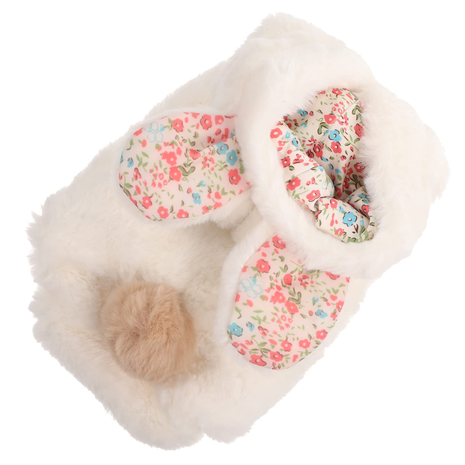 Manteau d'hiver pour chien avec oreilles de lapin | 4 pièces