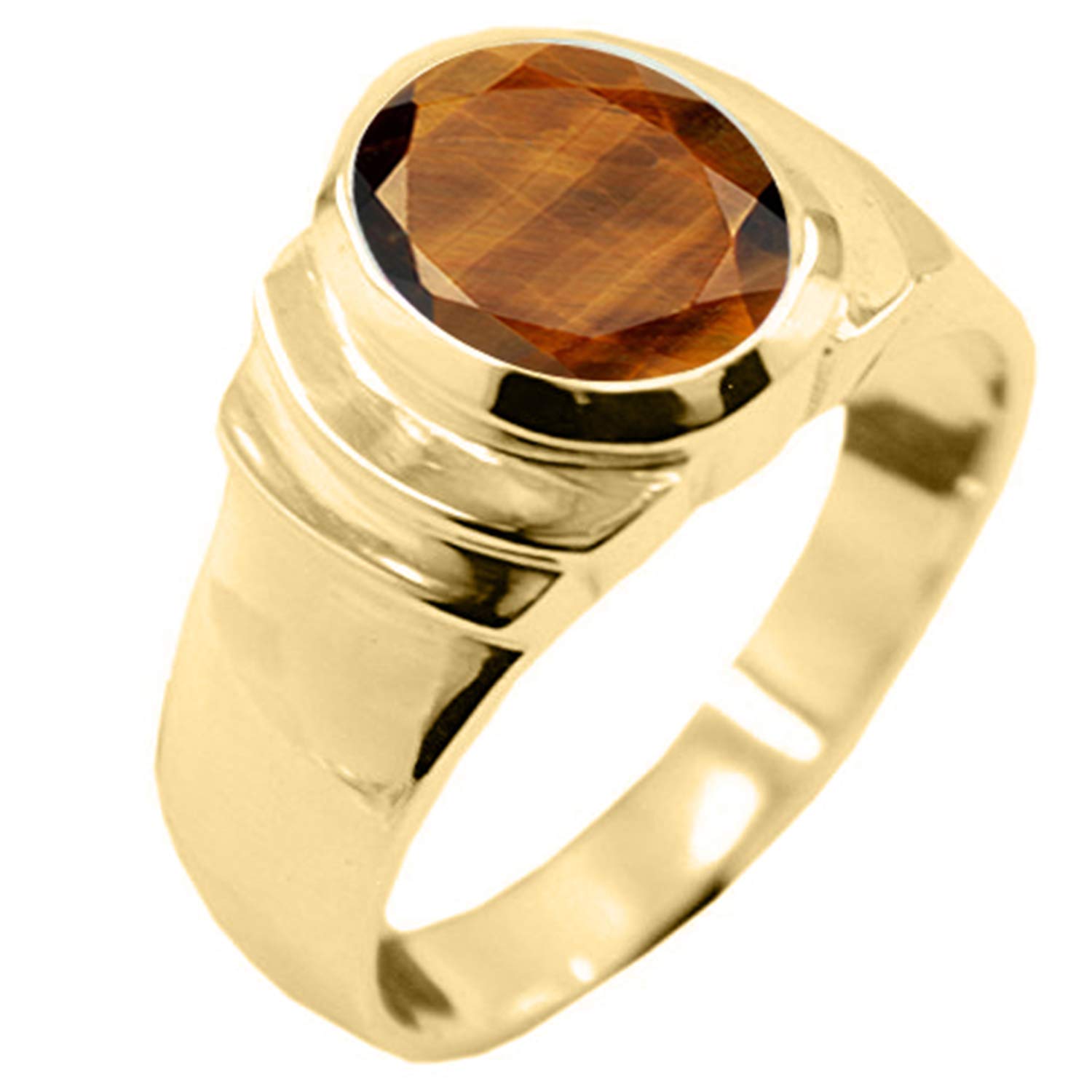 55Carat Choose Your Color Natural Birthstones 18 K Gold Plated Ring Bold Statement Jewellery Sizes 4-13