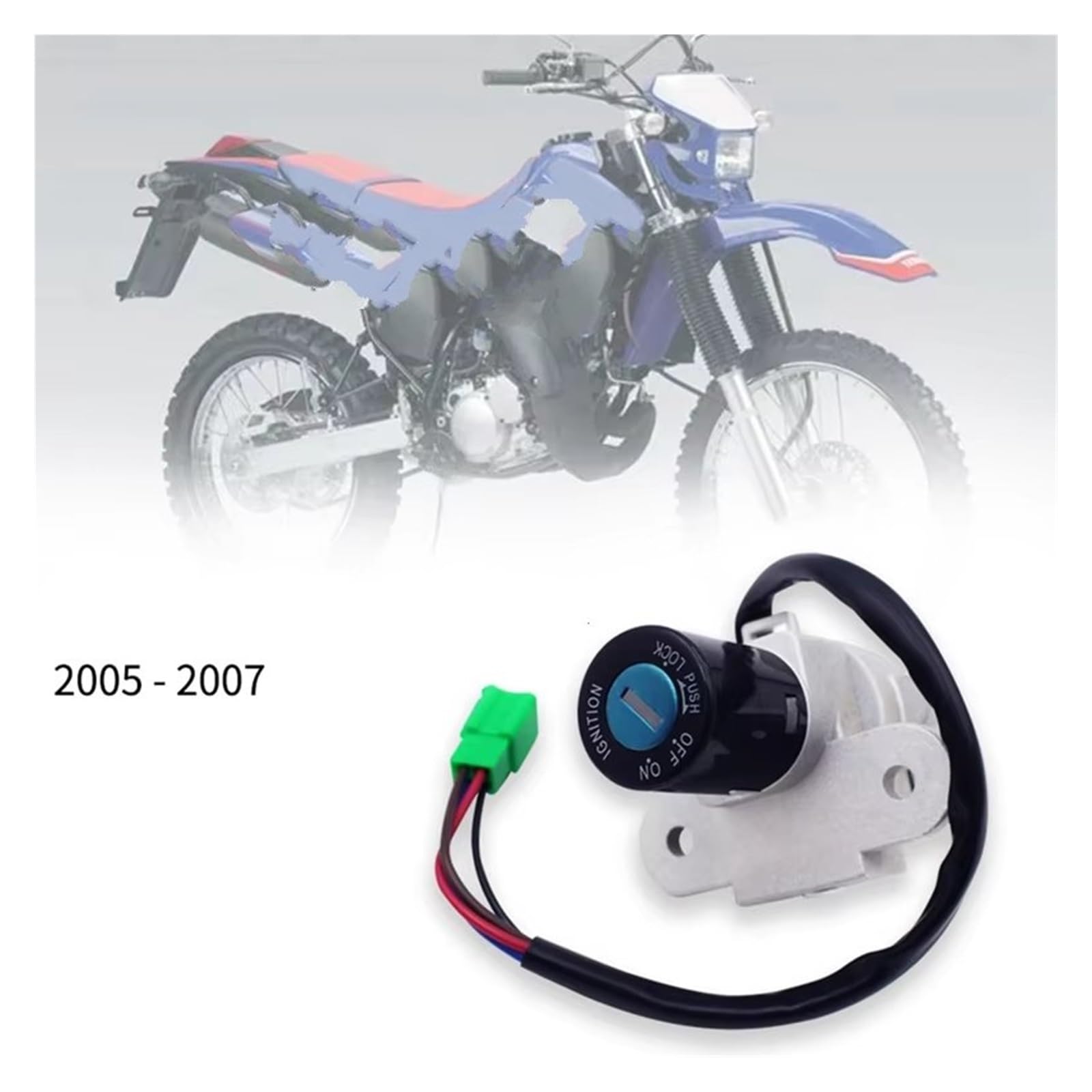 Kabel Cewka zapłonowa do DT125RE DT125X 2005 2006 2007 Przełącznik zapłonu Motocykl Blokada siodełka Pokrywa zbiornika z kluczem Zapłon Motocykl
