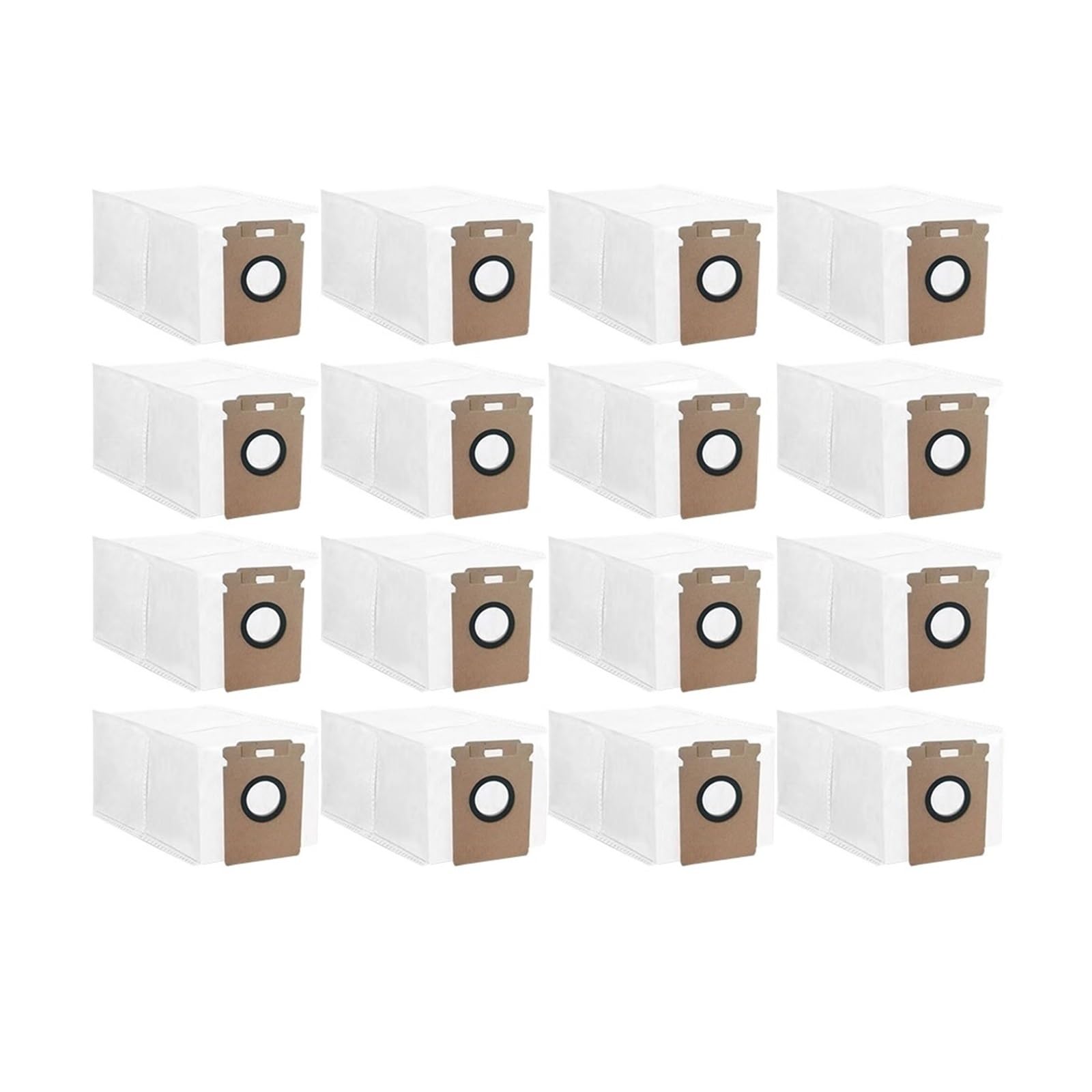Mwmyquext 16 Pcs Compatible For Roborock H60 Hub Ultra. Vacuum Cleaner Dust Bag Accessory(16 Pcs)