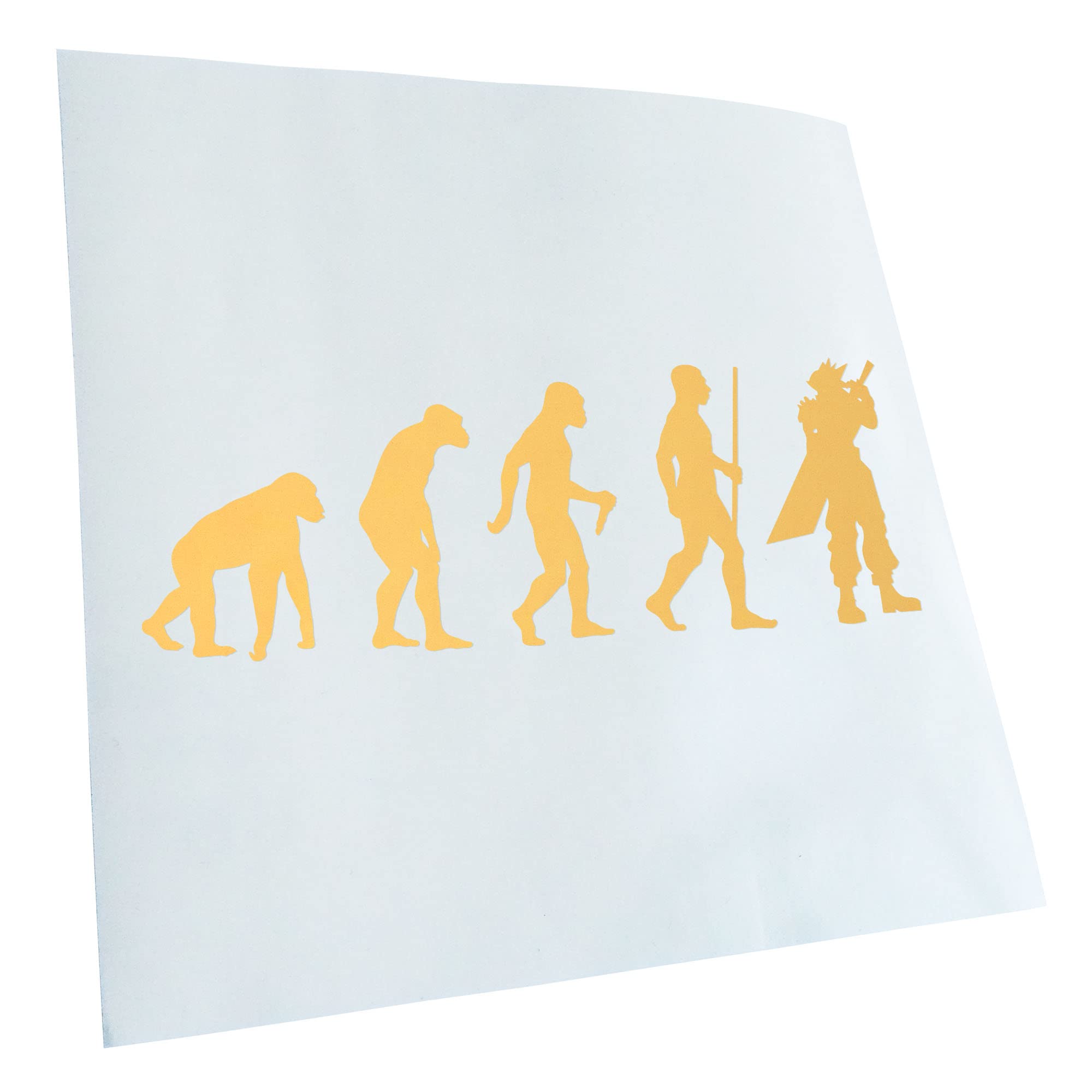 Kiwistar - Car Sticker - RPG Hero Fantasy Evolution - creme - Decals for Tuning, Vehicle, Truck, Bicyle, SUV, Laptop