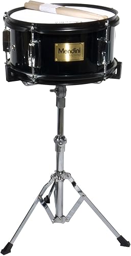 Miniatura 5 de Mendini By Cecilio Juego de batería para niños, 3 piezas para principiantes con bombo Tom Snare, kit de batería de 16 pulgadas con caja, platillo,