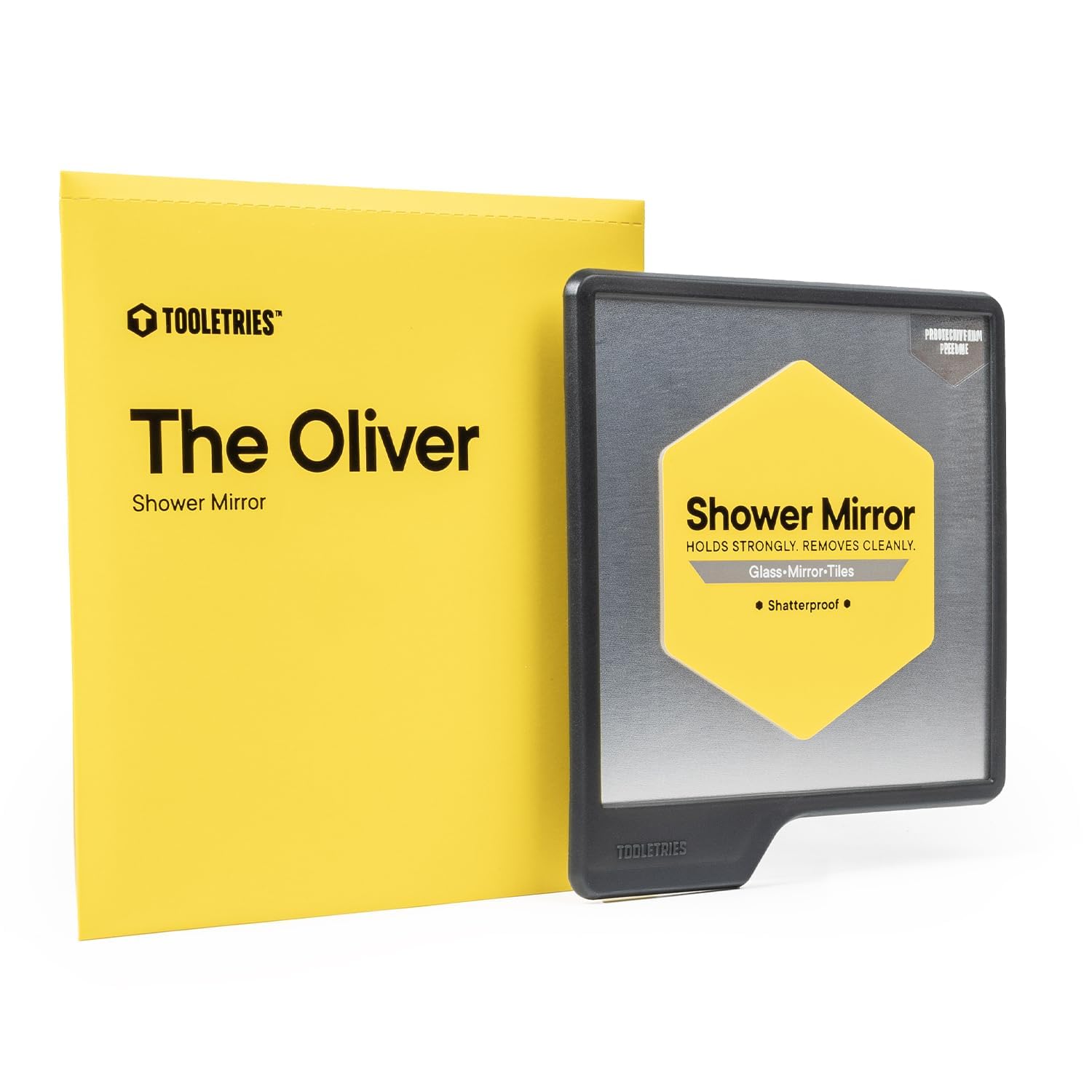 TOOLETRIES Oliver Shower Mirror for Shaving - Charcoal