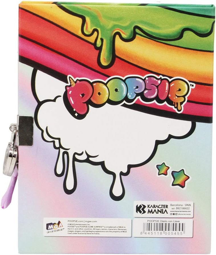 KARACTERMANIA Poopsie Slime Surprise Rainbow-Lock and Key Diary mulricolour one Size
