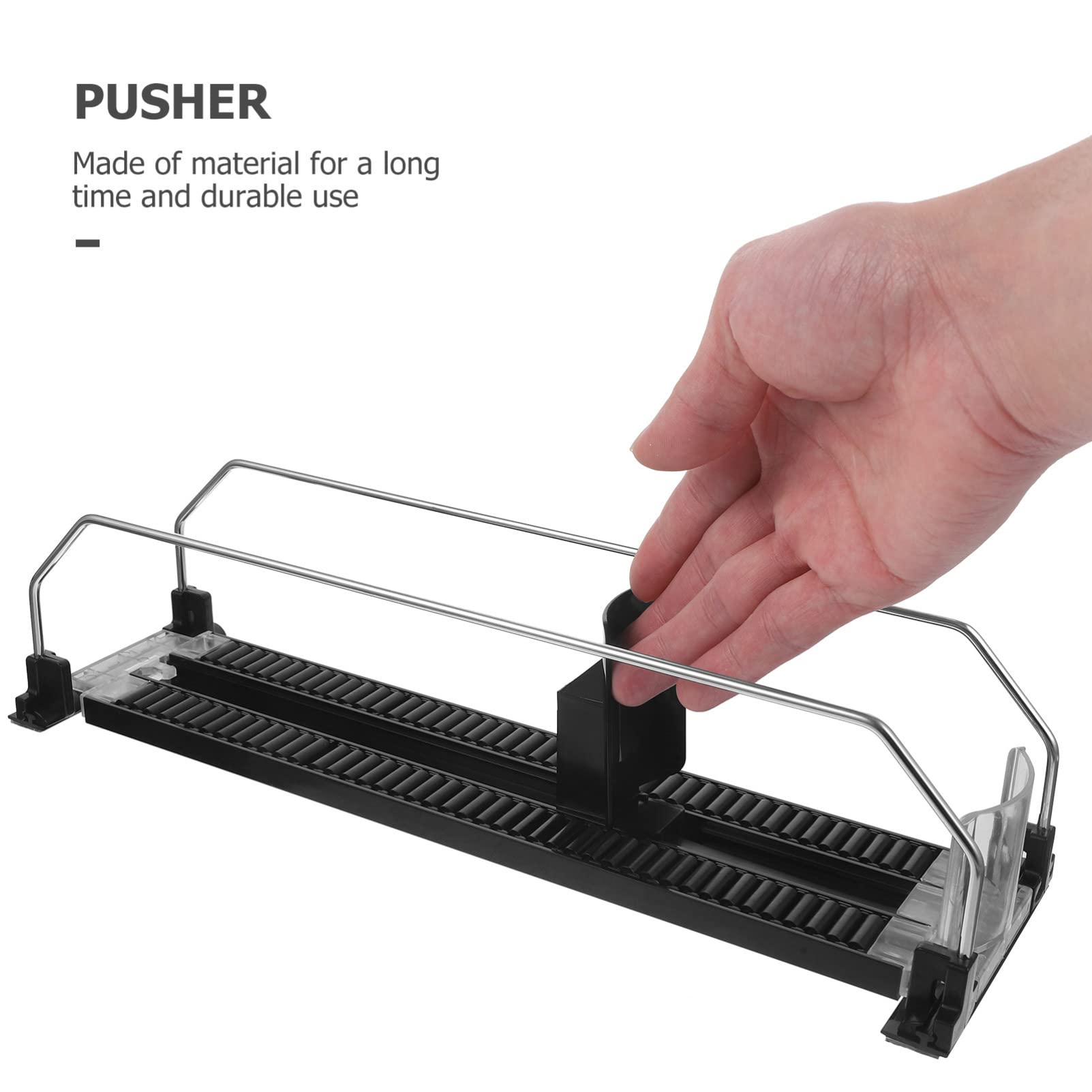 Amazon.com: UKCOCO Supermarket Shelf Pusher Beverage Shelf Glide Fridge  Bottle Can Organizer (300-310MM ） : Home u0026 Kitchen