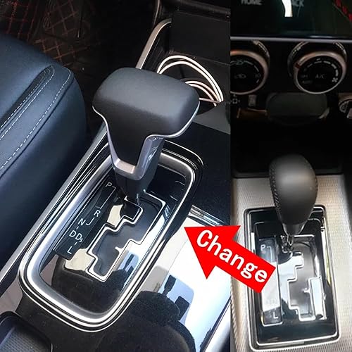 Miniatura 3 de Pomo de la palanca de cambios de cuero, palanca de cambios, accesorios automáticos, apto para Toyota Highlander Mitsubishi Mazda Lexus Chrysler 300C