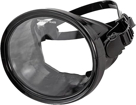 Snorkeling Masks Adults - Spearfishing Goggles - Anti-Fog Face Protective Gear for Swimming Snorkeling, Tempered Glass Deep Diving Goggles