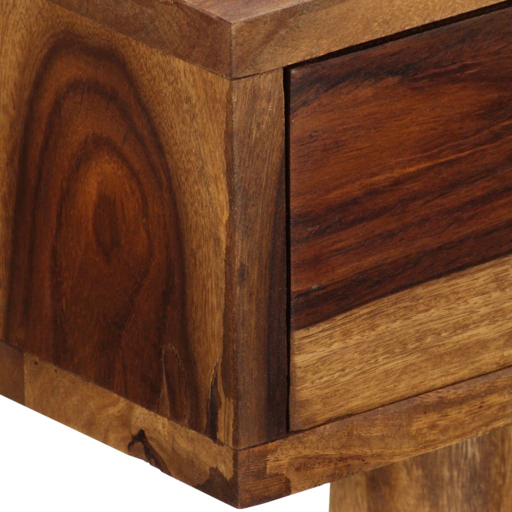 vidaXL Bureau Table Travail Ordinateur Mobilier Meubles Bois Massif de Sesham