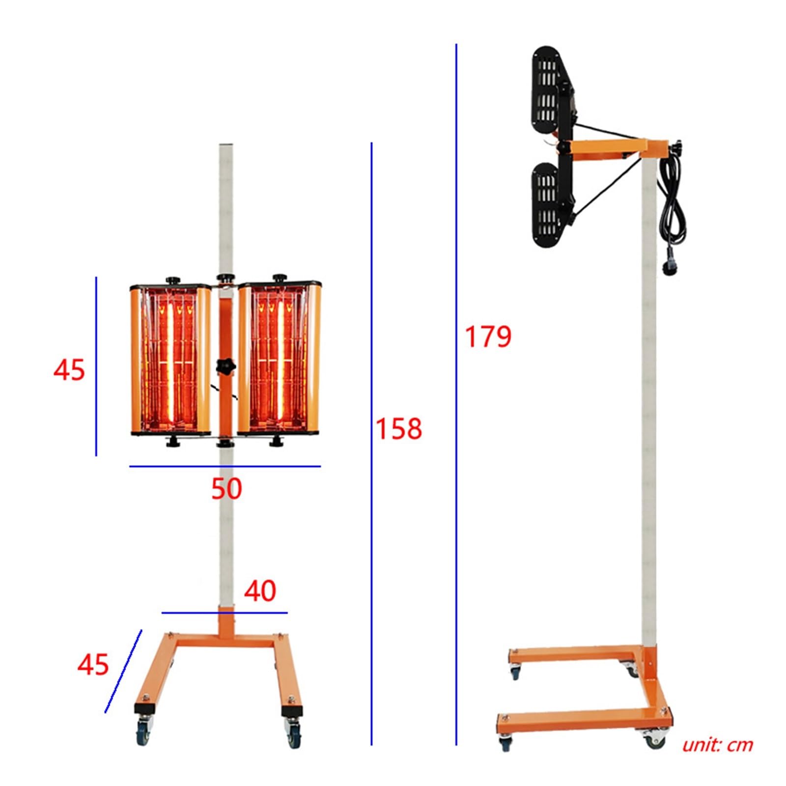 2000W Krótkofalowa Lampa Na Podczerwień Do Utwardzania Lakieru Ny Lakier Światło Suszące Suszarka Nadwozia Samochodu Podgrzewacz Narzędzie Naprawy Samochodów Altamente Eficiente