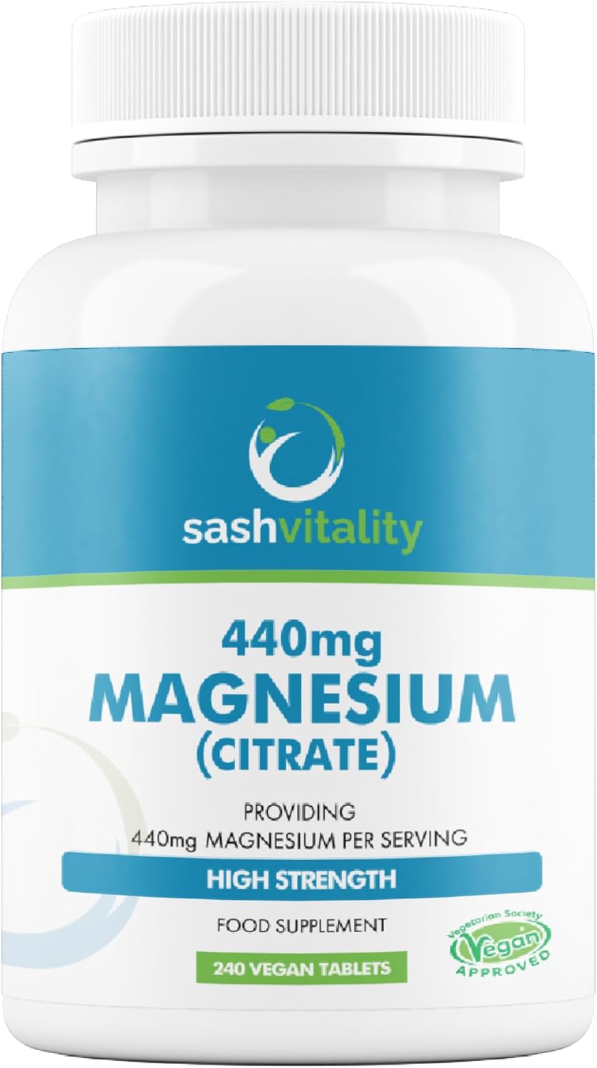 Magnesium Citrate 240 High Strength Vegan Tablets (4 Months Supply