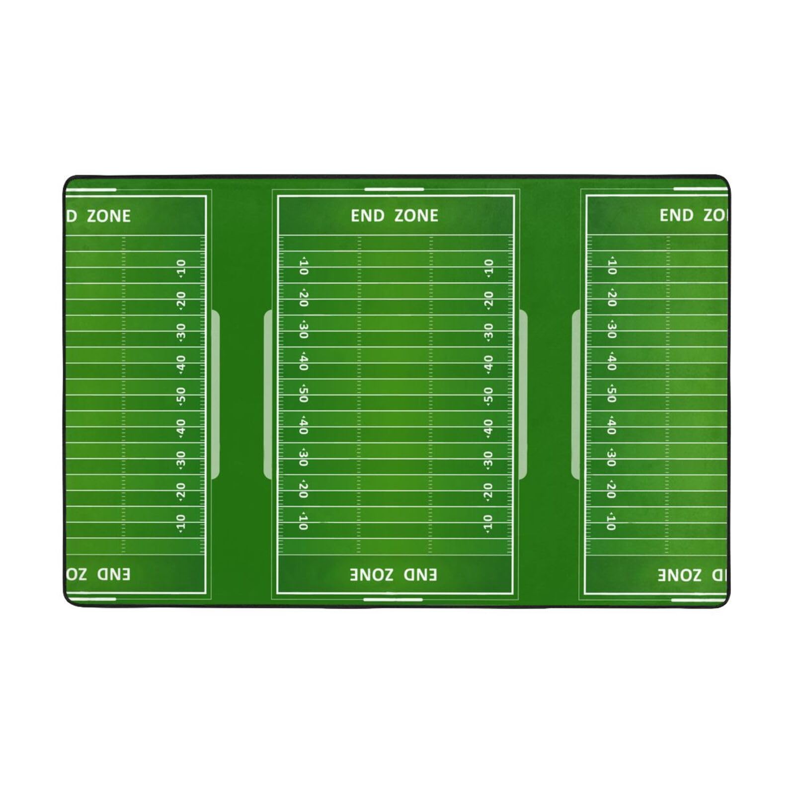 Zona de fútbol, Alfombra Grande Antideslizante para Sala de Estar o Dormitorio, 150 x 100 cm.