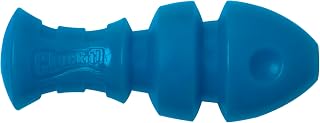 Bones Glow Treat Fish Puzzle Dog Toy, Large, Blue Glow‑in‑the‑Dark, Salmon‑Scented Fish‑Bone Shaped Chew & Treat Puzzle Toy for Dogs 60–100 lb – Fetch Toy with Interior Stuffing – Pack de 1
