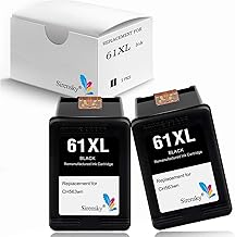 Remanufactured Replacement for HP 61XL 61 XL Ink Cartridges High Yield for Envy  - Compare price