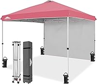 Vista 60 de EAGLE PEAK Tienda de campaña desplegable con 1 pared lateral, tienda de campaña para eventos de fácil instalación, sombra para exteriores, bolsa