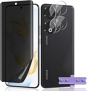 Protection Écran Honor Magic 6 Lite - Film En Verre Céramique Nano Polymère - Souple & Anti-Choc - Noir