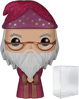 Harry Potter - Albus Dumbledore Funko Pop! Vinyl Figure (Bundled with Compatible Pop Box Protector Case), Multicolor, 3.75 inches