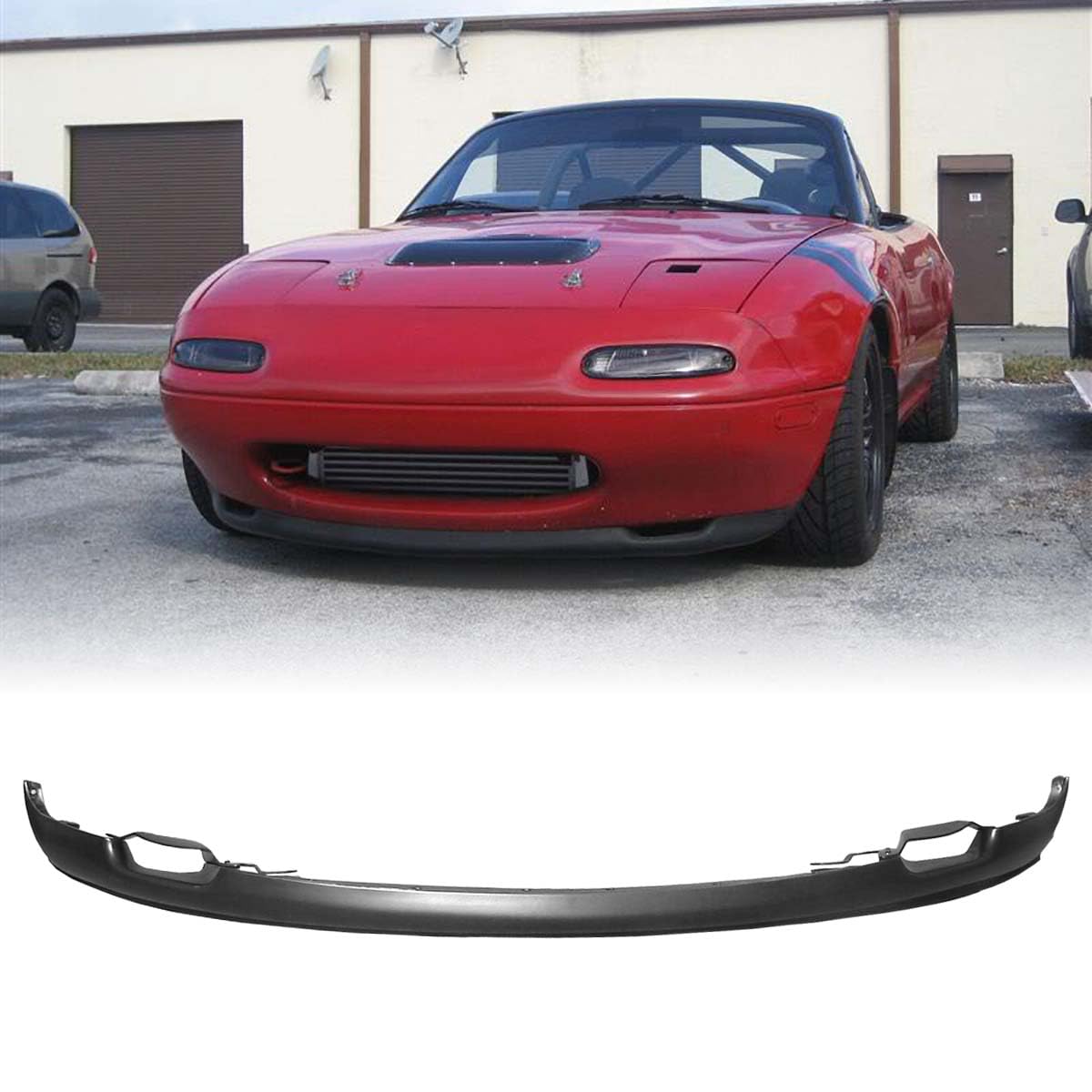 IKON MOTORSPORTS Rear Bumper Lip For 1990-1997 Mazda Miata Rs 622292
