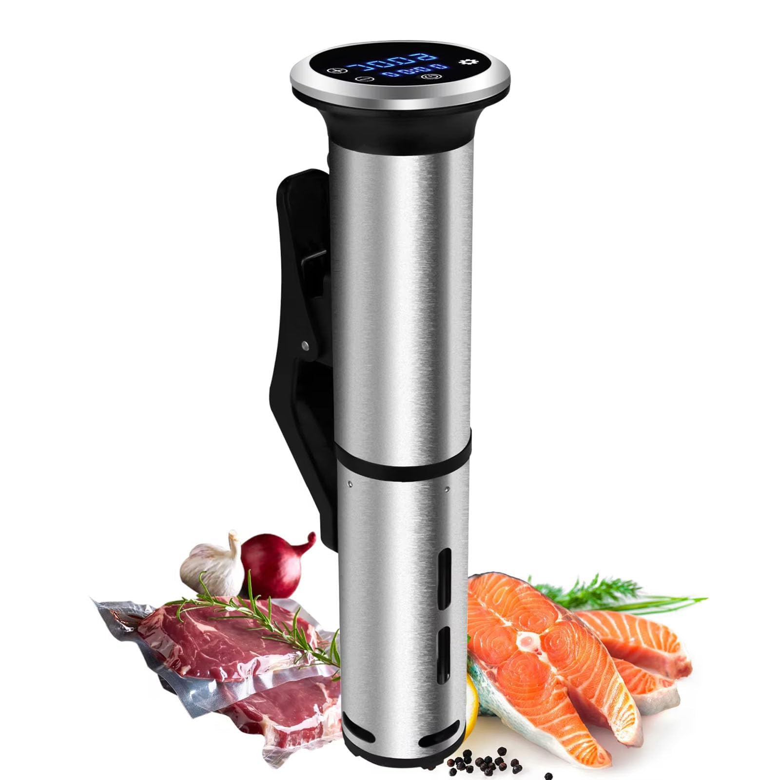 Machine de cuisson sous vide basse température amovible pour ne plus rater la cuisson du bœuf