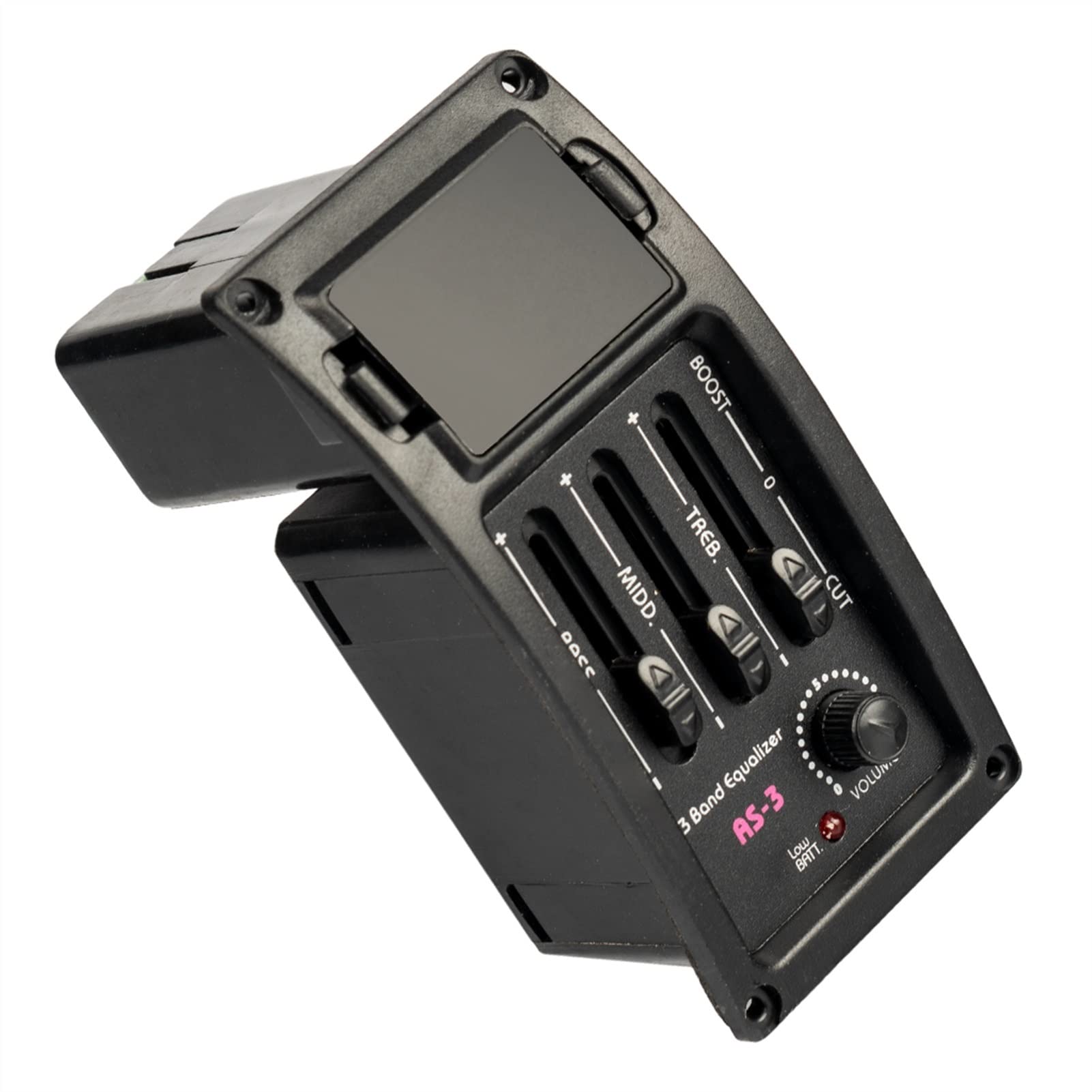 Pickup Cherub GT-4 Per Chitarra Acustica – Preamp Con Equalizzatore 3 Bande E Accordatore
