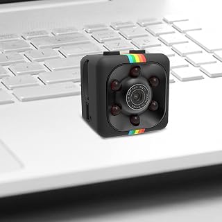 Vecksoy SQ11 Sports Camera | Tiny Camcorder with Adjustable Rack - Small Camcorder Night Vision Hd Supports Card Insertion Function File Protection for Outdoor Travel