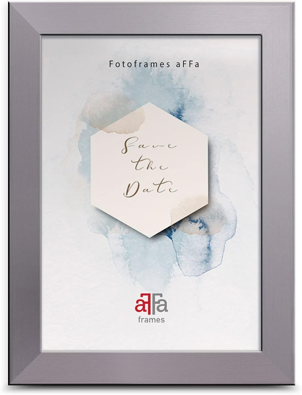 Hekla, MDF picture frame, easy to clean, rectangular, with acrylic glass front, Sonoma oak, 24 x 30 cm