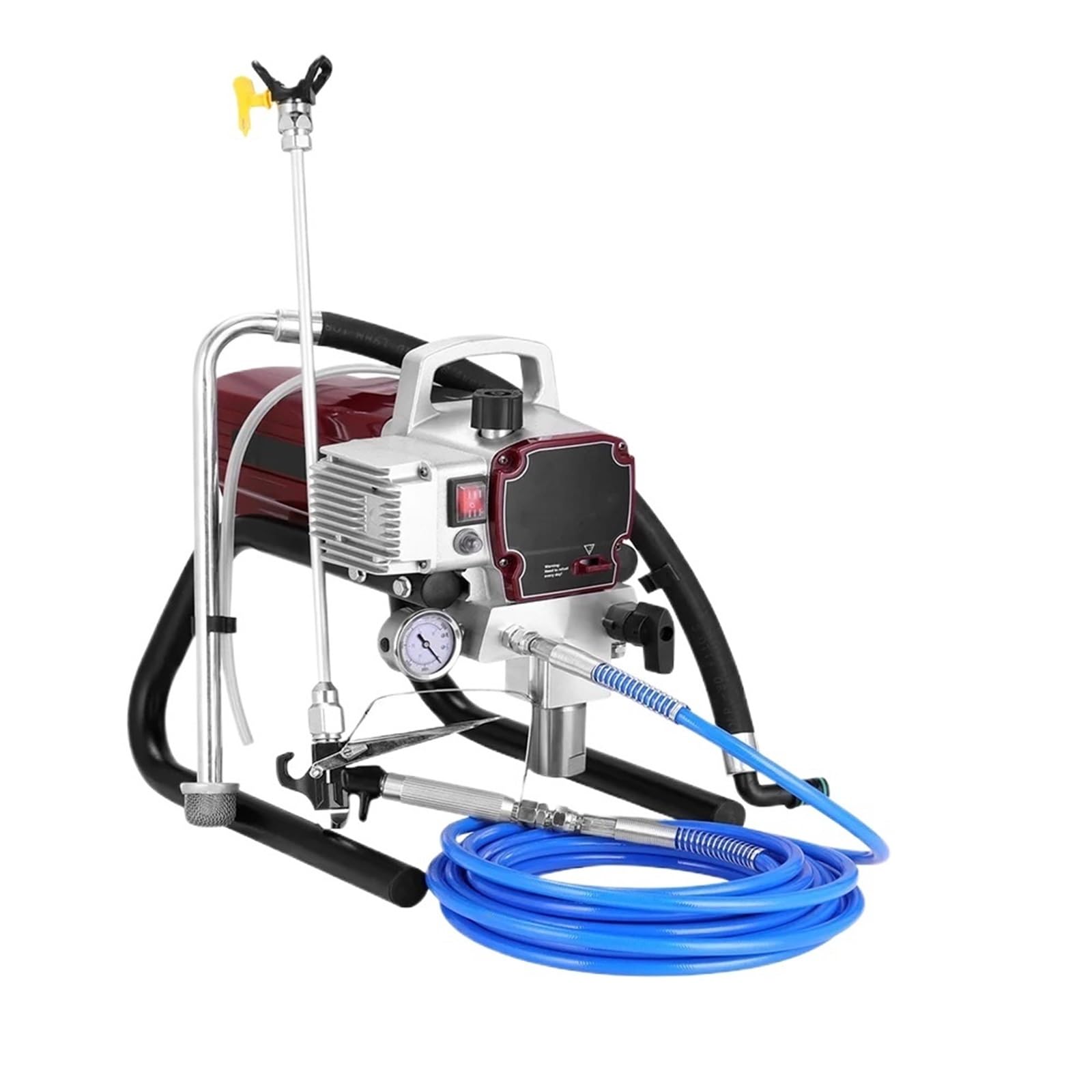 1800W Professional High-Pressure Airless Spraying Machine Electric Paint Sprayer Internal-Feed Painting Tool Airless Spray Gun