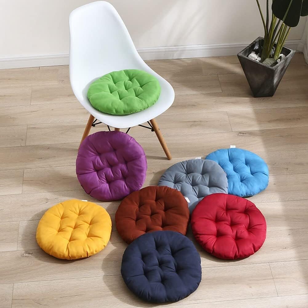 Uyeoco Galette De Chaise Ronde 40/45/50/35/30CM - Coussin De Chaise De