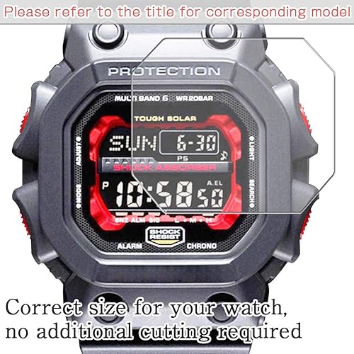 Miniatura 2 de Puccy Paquete de 3 protectores de pantalla, compatibles con Casio GMW-B5000GD Series -9JF GMWB5000GD-9JF TPU Guard para reloj inteligente
