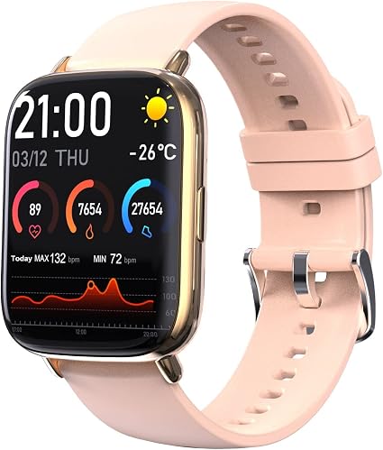 Bleutty Smartwatch Uomo Donna Temperatura Corporea Misurabile 1,69''  Fitness Tracker con Saturimetro Cardiofrequenzimetro Sonno Notifiche  Messaggi Contapassi Activity Tracker IP67 Orologio Sportivo : Amazon.it:  Elettronica