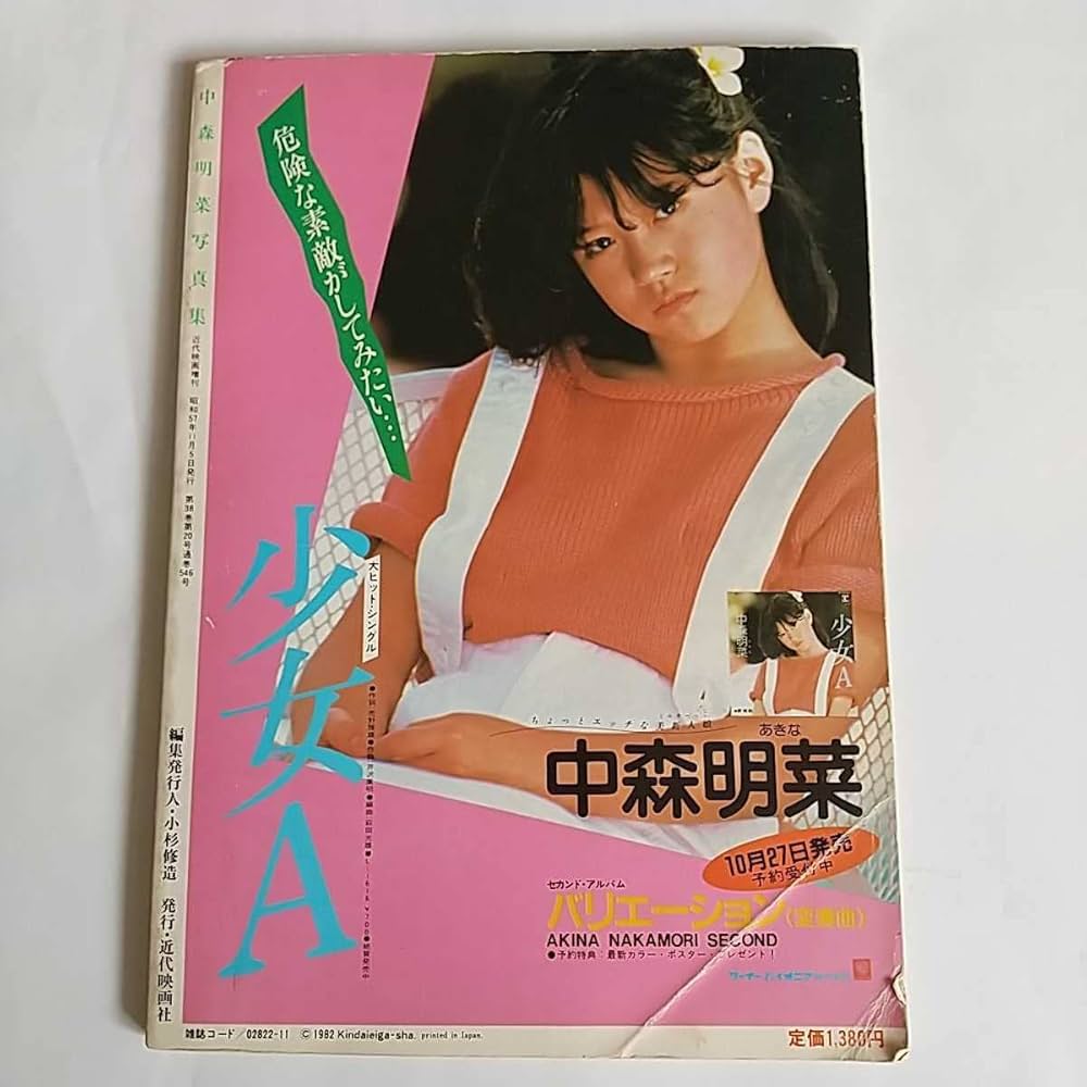 Amazon.co.jp: 中森明菜 写真集 近代映画社増刊 AKINA : 家電