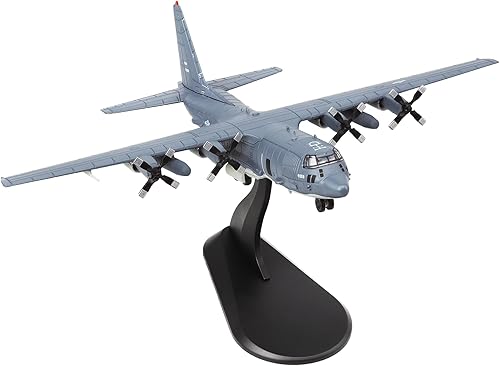 Busyflies Fighter Jet Modelo 1200 AC130u Modelo de avión de combate militar fundido a presión para colección y regalo