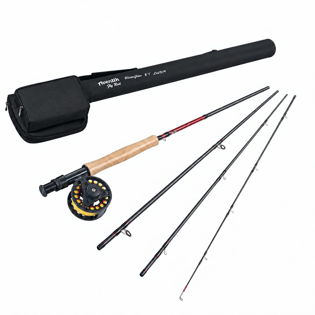 Aventik Riverflow Fly Fishing Rod with Rod Tube