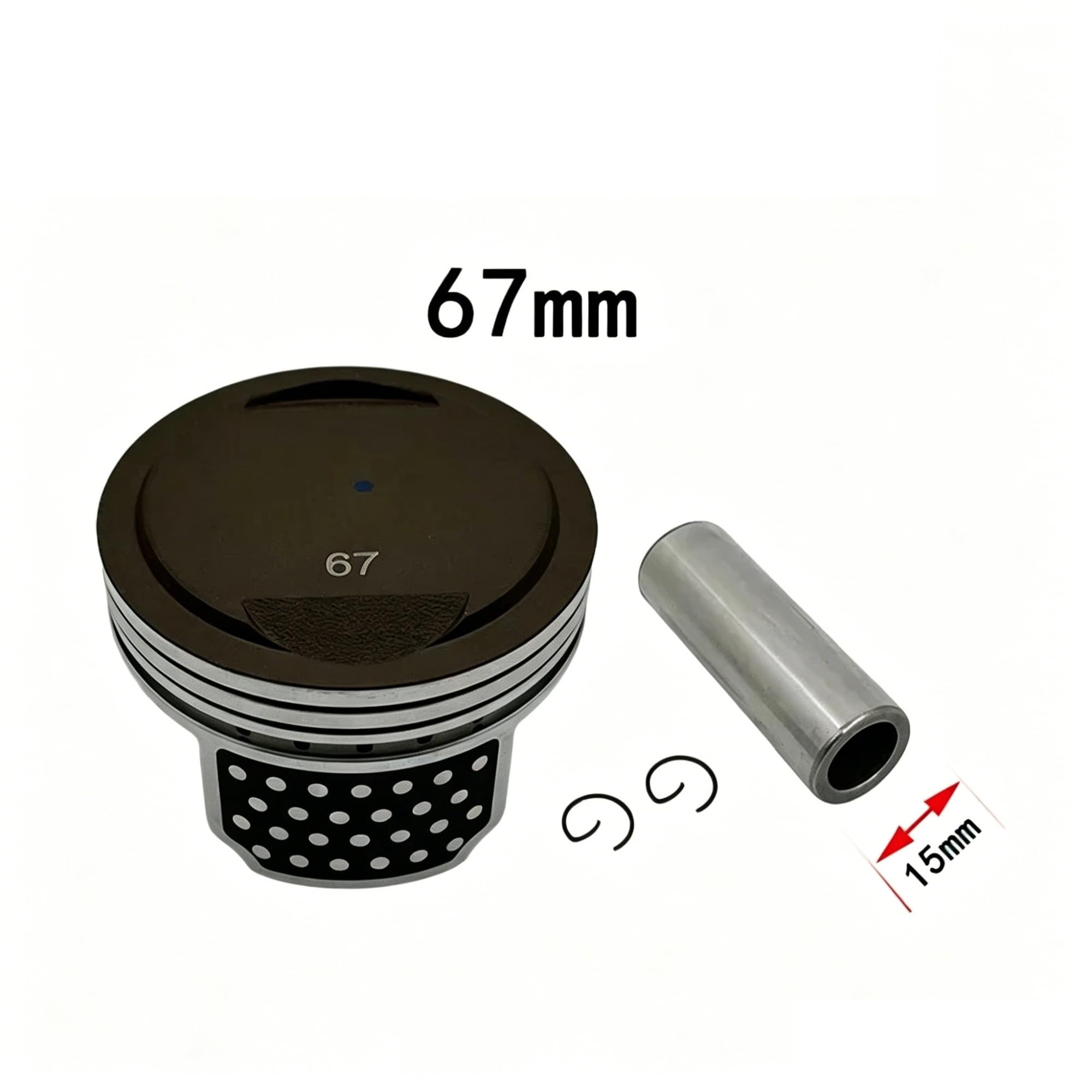 Fasce Elastiche Per CRF230F Per CRF 230F CRF230 F SL230 Per XR230 FTR223 Per SL Per XR 230cc Moto 67mm 233cc Pistone Anello Kit Pistone
