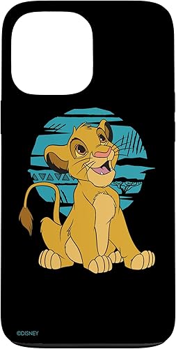 Vista 23 de Funda retro azul feliz Simba para iPhone 16 Disney The Lion King Young Simba