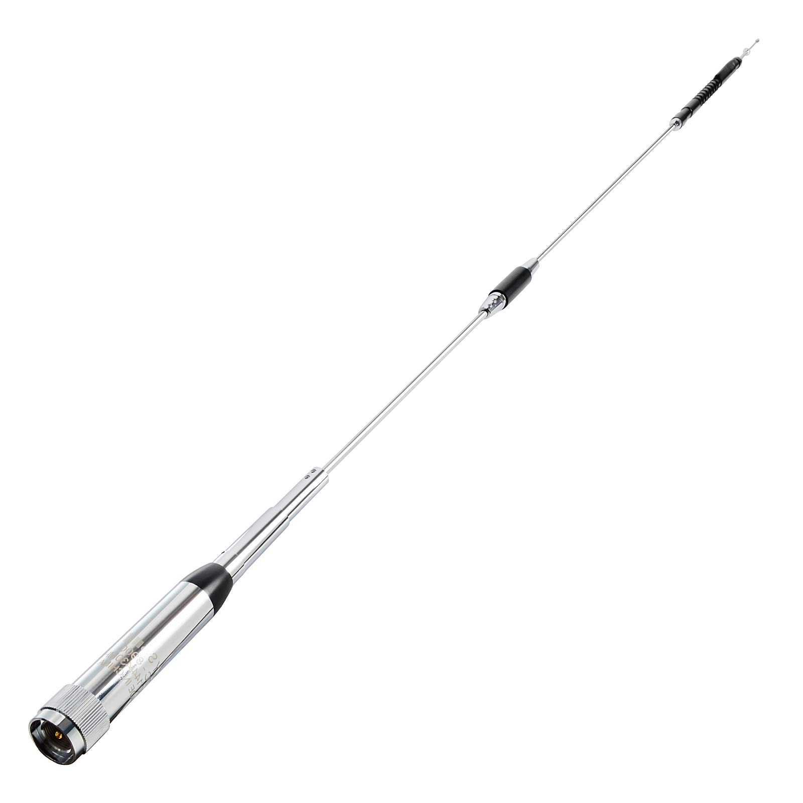 HYS Quad Band 29 (FM) / 50 (FM) / 144/430 MHz Antena de acero inoxidable Compatible con Transceptor Móvil FT-8900R TYT TH-9800 Wouxun KG KG-UV950p KG-UV920R QYT KT-7900D KT-UV980 Plus