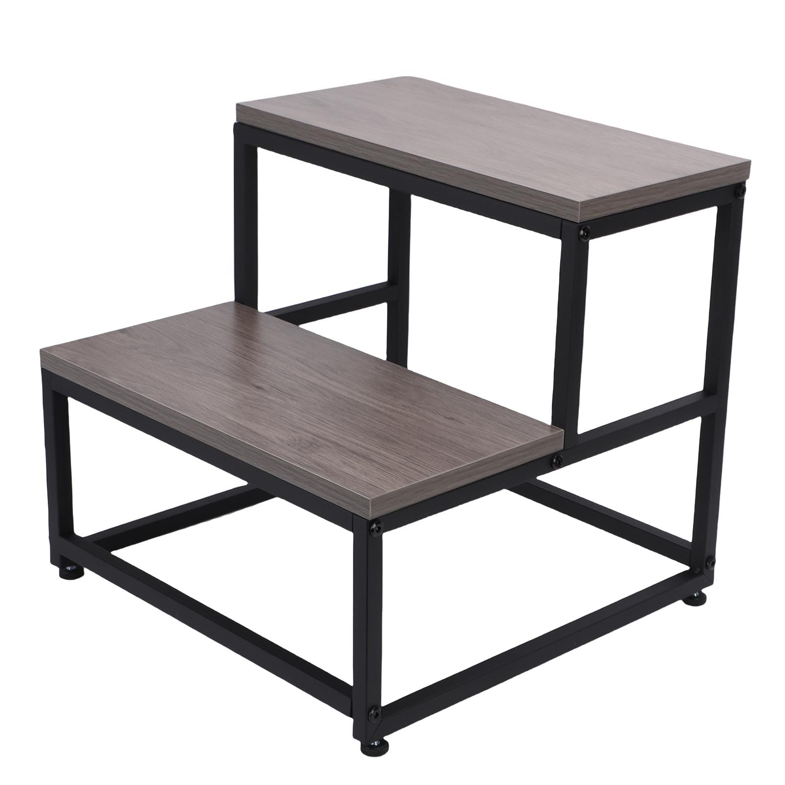 Fockety Taburete de Madera Resistente de 2 escalones para niños pequeños, Ideal para el Entrenamiento de baño, Capacidad de 159 kg, Ayuda con Taburete de Doble Altura.