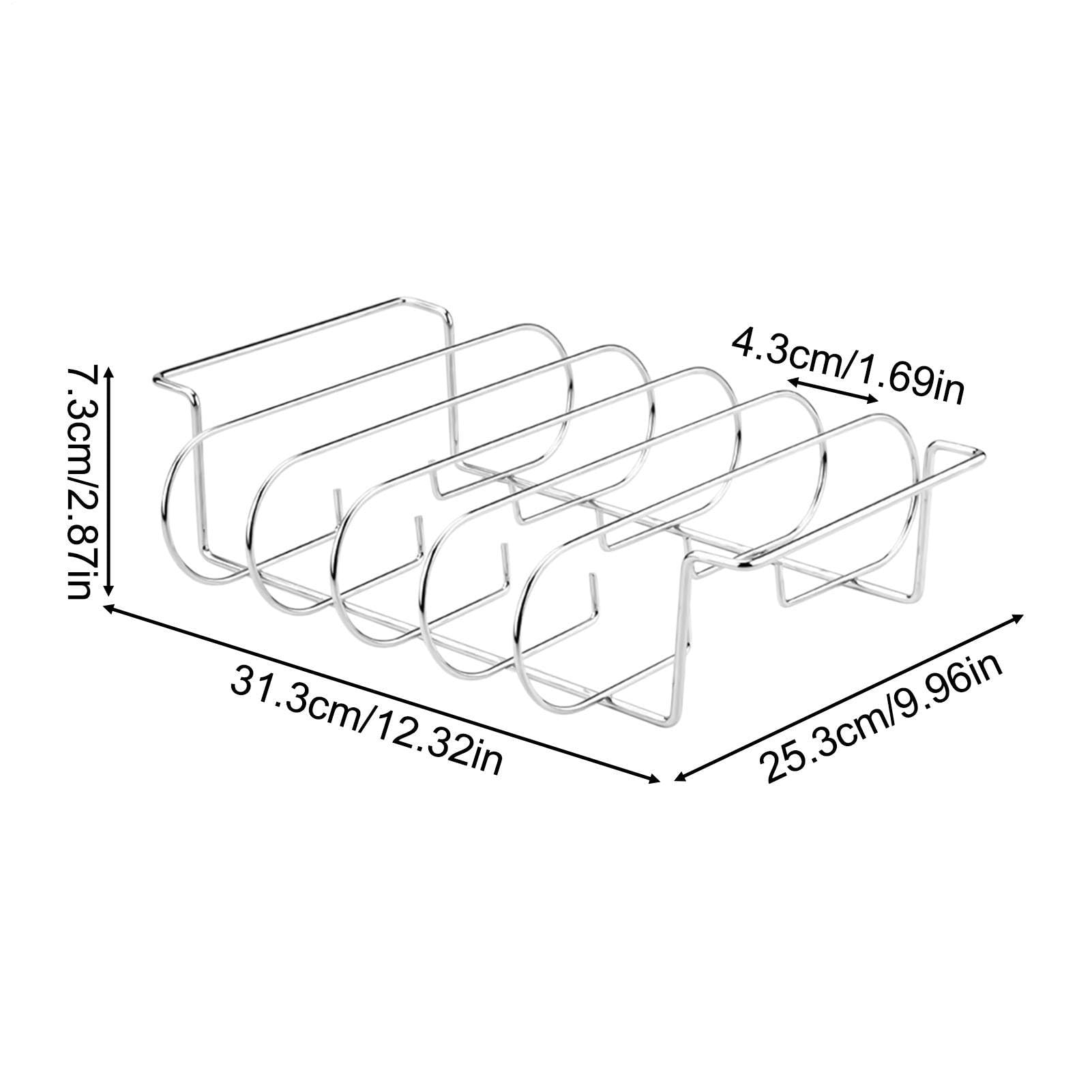 Supporto per Costine da Griglia Portabistecca Accessorio BBQ Lavabile In | Rack per BBQ in Acciaio al Carbonio Per Preparazione, Riposo, Arrostitura, Cottura Al Forno, Cottura, Cucin