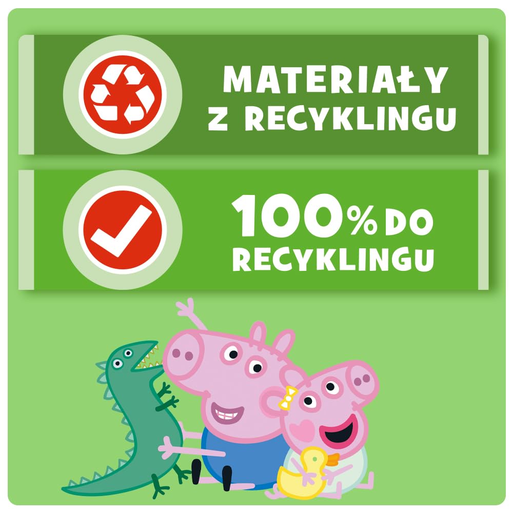 Trefl - Peppa Pig, Najmilsza Świnka - Puzzle Ramkowe dla Maluchów, 15 Dużych Elementów, Ramka i Sztywna Podkładka, dla Dzieci od 3 lat