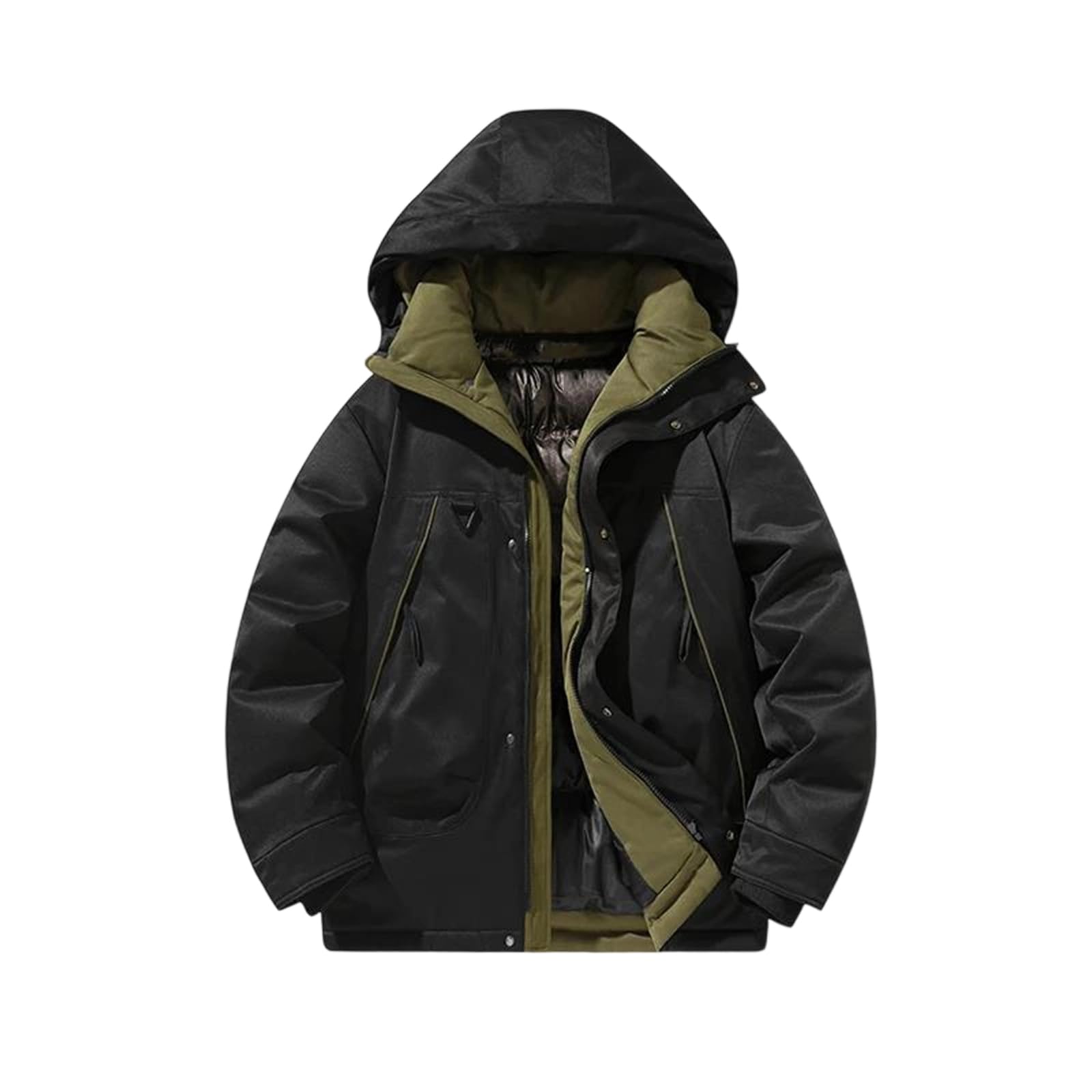 Parka d'hiver mixte avec veste à capuche pour affronter le froid en ville