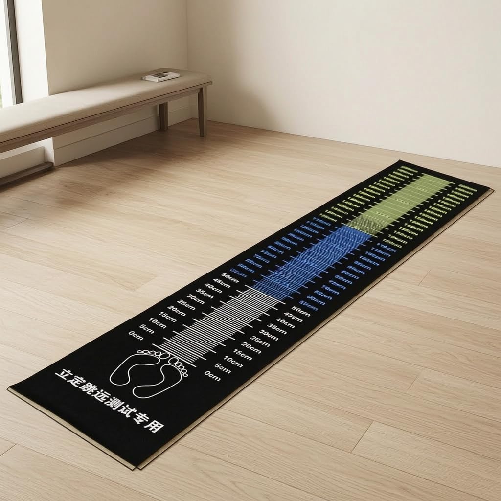 Tappeto Salto in Lungo, Antiscivolo, Design brevettato, Tappeto salto antiscivolo, Pratica sportiva a casa, Per principianti, style to 1