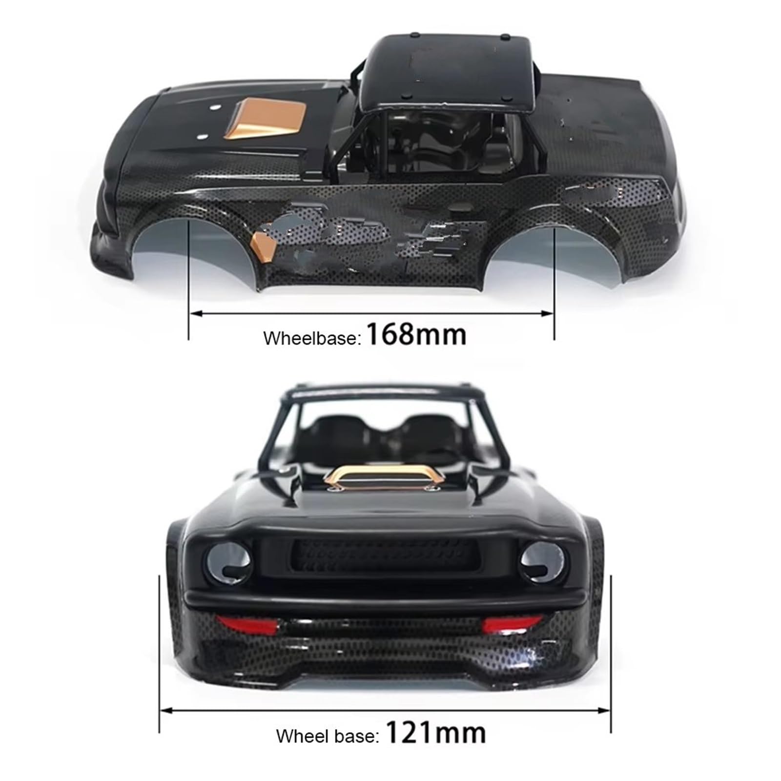 Compatible con SG 1604 para SG1604 SG-1604 1/16 Coches RC, Piezas De Repuesto Mejoradas, Accesorios, Carcasa para Carrocería Coche RC Mejoras
