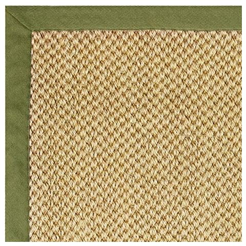 Floordirekt - Alfombra 100% Pura de Sisal con Cenefa - Tiger-Eye Cover